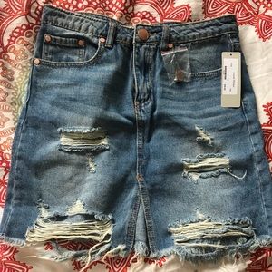 Lizard Thicket Denim Skirt
